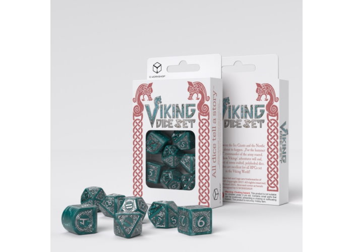 Набор кубиков Viking Modern Dice Set: Mjolnir (7 шт.)