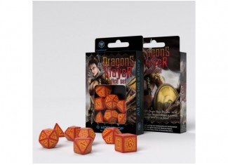 Набір кубиків Dragon Slayer Red & orange Dice Set (7 шт.)