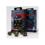 Набор кубиков Cyberpunk Red Dice Set - Wet Work (7 шт.)