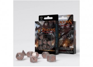 Набір кубиків Dragons Dice Set: Quartz (7 шт.)