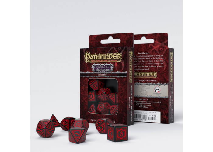 Набор кубиков Pathfinder Wrath of the Righteous Dice Set (7 шт.)