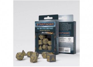 Набір кубиків Starfinder Threefold Conspiracy Dice Set (7 шт.)
