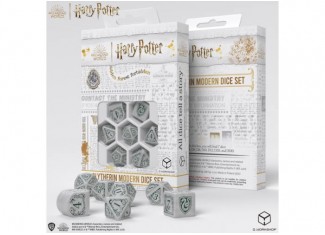 Набор кубиков Harry Potter. Slytherin Modern Dice Set - White (7 шт.)