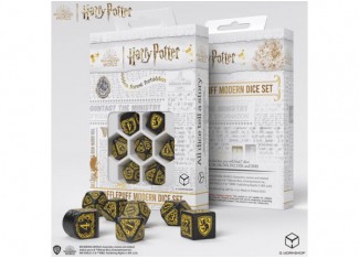 Набор кубиков Harry Potter. Hufflepuff Modern Dice Set - Black (7 шт.)