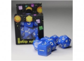 Набір кубиків Opaque 7 Dice Set - Blue (7 шт.)