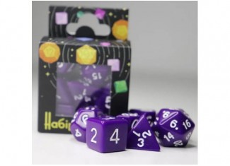 Набір кубиків Opaque 7 Dice Set - Dark purple (7 шт.)