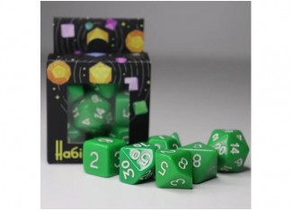 Набір кубиків Opaque 7 Dice Set - Green (7 шт.)