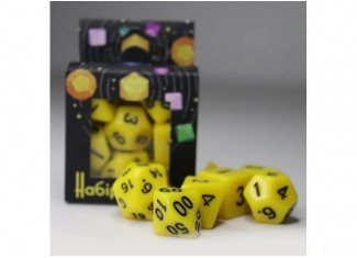 Набір кубиків Opaque 7 Dice Set - Yellow (7 шт.)
