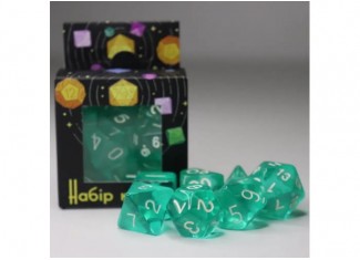 Набір кубиків Transparent 7 Dice Set - Aqua (7 шт.)