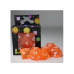 Набор кубиков Transparent 7 Dice Set - Orange (7 шт.)