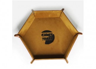 Лоток для кубиков Hexagon dice tray - Brown