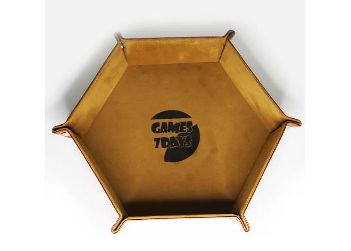 Лоток для кубиков Hexagon dice tray - Brown