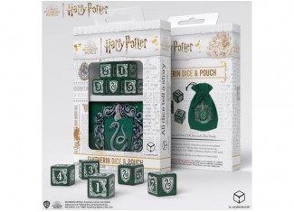 Набір кубиків Harry Potter. Slytherin Dice & Pouch (5 шт. + мішечок)