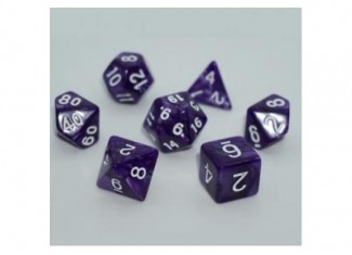 Набор кубиков Pearl 7 Dice Set - Dark Purple (7 шт.)