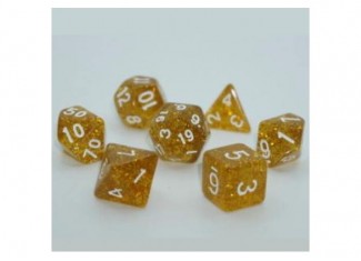 Набор кубиков Glitter 7 Dice Set - Gold (7 шт.)