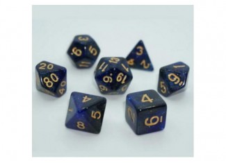 Набор кубиков Galaxy 7 Dice Set - Dark blue (7 шт.)