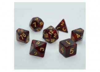 Набір кубиків Galaxy 7 Dice Set - Red (7 шт.)