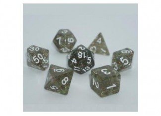 Набор кубиков Glitter 7 Dice Set - Grey (7 шт.)