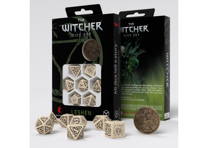 Набор кубиков The Witcher Dice Set. Leshen - The Master of Crows (7 шт.)
