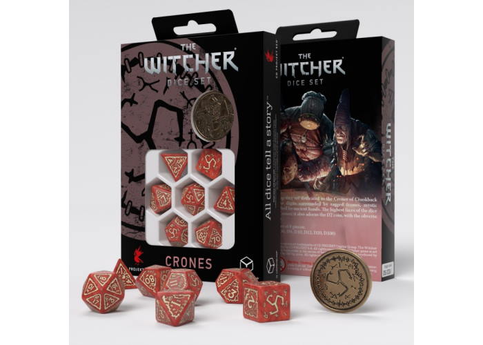 Набор кубиков The Witcher Dice Set. Crones - Brewess (7 шт.)