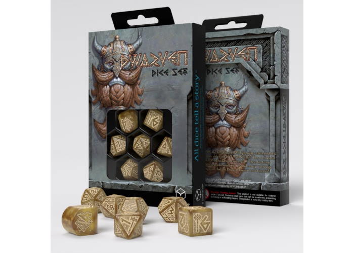Набор кубиков Dwarven Dice Set: Gold (7 шт.) Набор кубиков Dwarven Dice Set: Gold (7 шт.)