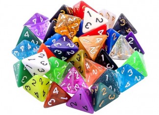 Кубик игральный D4 (1 шт.)