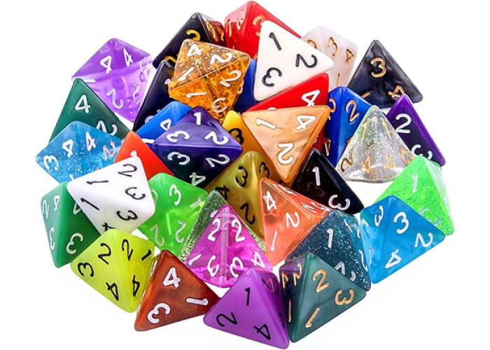 Кубик игральный D4 (1 шт.)