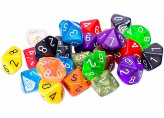 Кубик игральный D10 (1 шт.)
