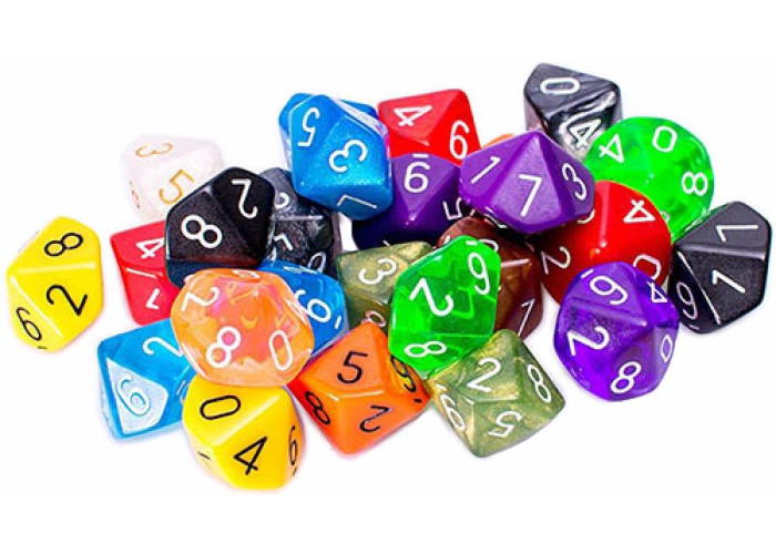 Кубик игральный D10 (1 шт.)