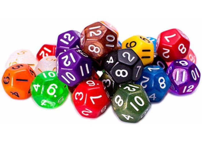 Кубик игральный D12 (1 шт.)