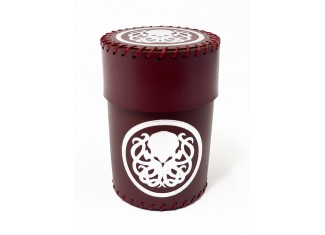 Чаша для кубиків Ктулху (бургунді) (Dice cup Cthulhu burgundy)