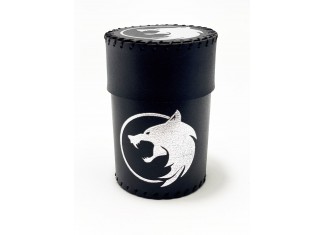 Чаша для кубиків Вовк (чорна) (Dice cup Wolf black)