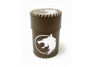 Чаша для кубиков Волк (коричневая) (Dice cup Wolf brown)