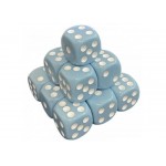Кубик D6 з точками (блакитний) (1 шт.)