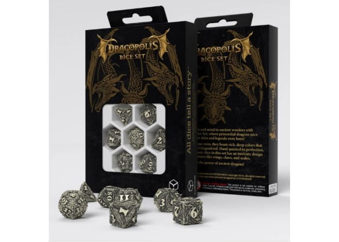 Набор кубиков Dracopolis Dice Set: Scandinavian Blackfang (7 шт.)