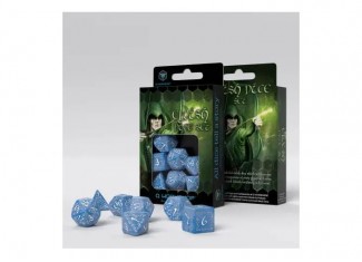 Набор кубиков Elvish Glacier & white Dice Set (7 шт.)