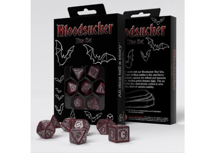 Набор кубиков Bloodsucker Dice Set: Scarlet (7 шт.)