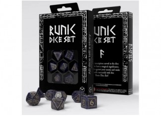 Набір кубиків Runic Mixed-blue & gold Dice Set (7 шт.)