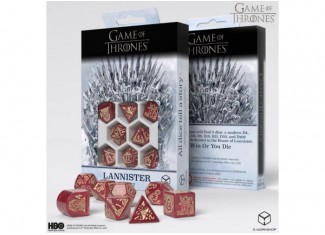 Набор кубиков Game of Thrones. Lannister Dice Set (7 шт.)