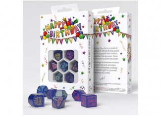 Набор кубиков Happy Birthday Dice Set: Streamers (7 шт.)
