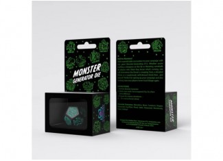 Кубик Monster Generator Die: Black&Turquise
