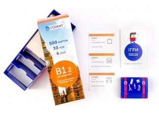 Картки для вивчення англійської мови English Student Intermediate B1.2 (укр.)