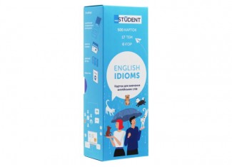 Картки для вивчення англійської мови English Student Idioms (укр.)