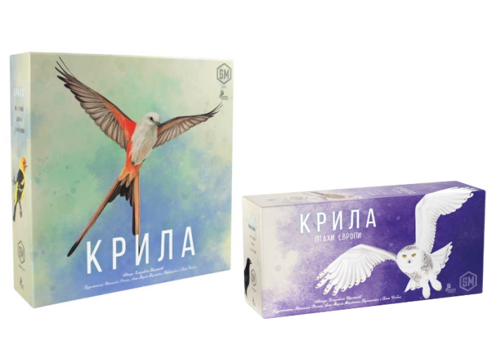 Крила з доповненням Птахи Європи (укр.)