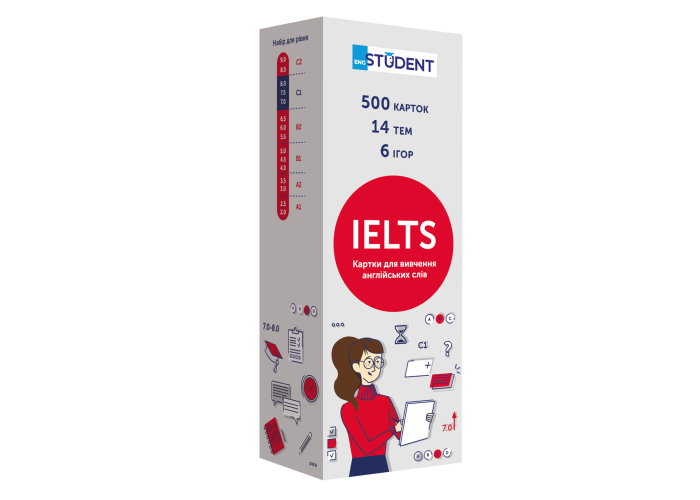 Картки для вивчення англійської мови English Student IELTS (укр.)
