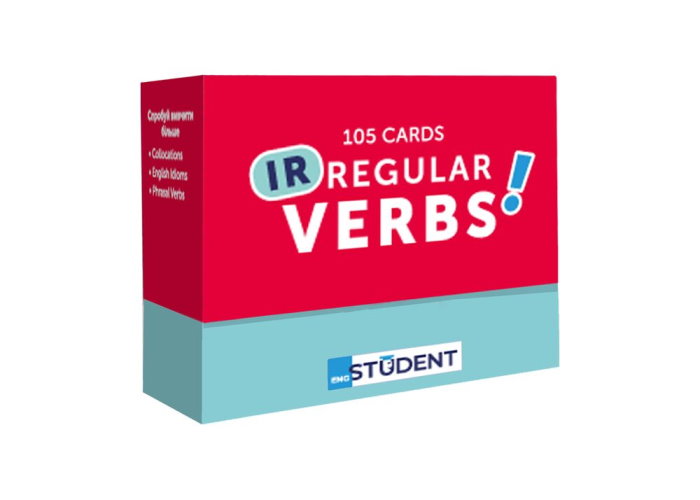 Картки для вивчення англійської мови English Student Irregular Verbs (укр.)