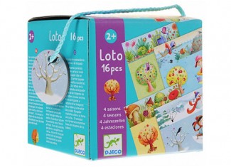 Дитяче лото. 4 сезони (Loto 4 seasons, 16 pcs)