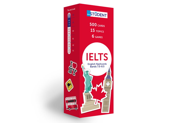 Картки для вивчення англійської мови English Student IELTS English to English (англ.)