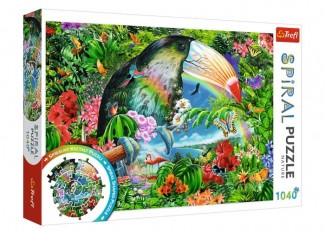 Пазл SPIRAL Тропический мир, коллаж, 1040 эл.
