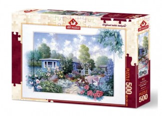Пазл Сад з квітами, 500 ел.